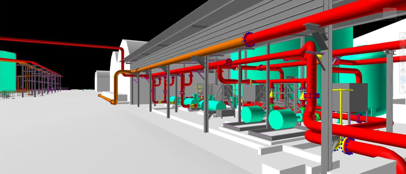 3D LASER SCANNNIG SURVEY for Coastal Fuel Storage Plant