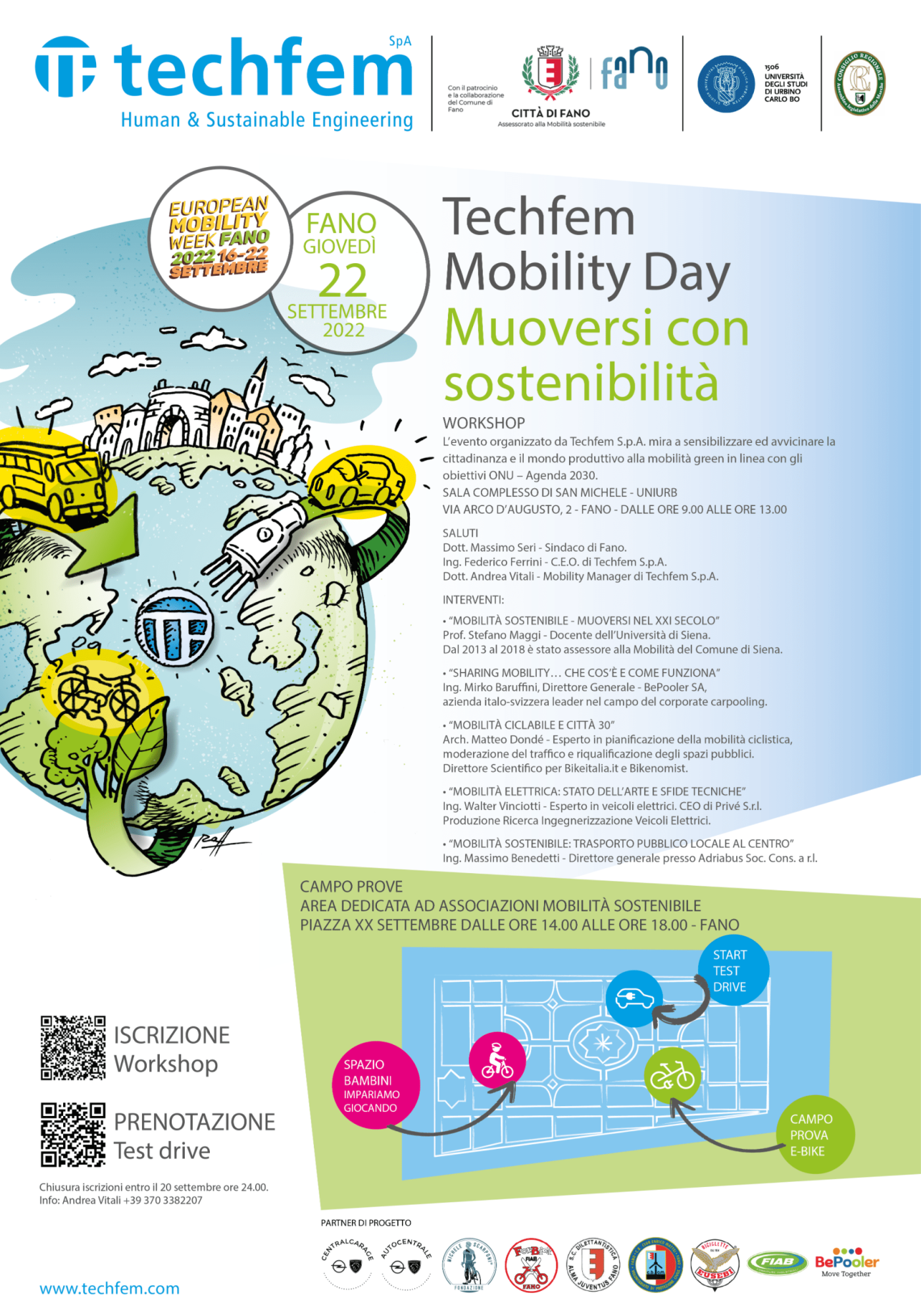 Techfem Mobility Day – 22 Settembre 2022 a Fano!