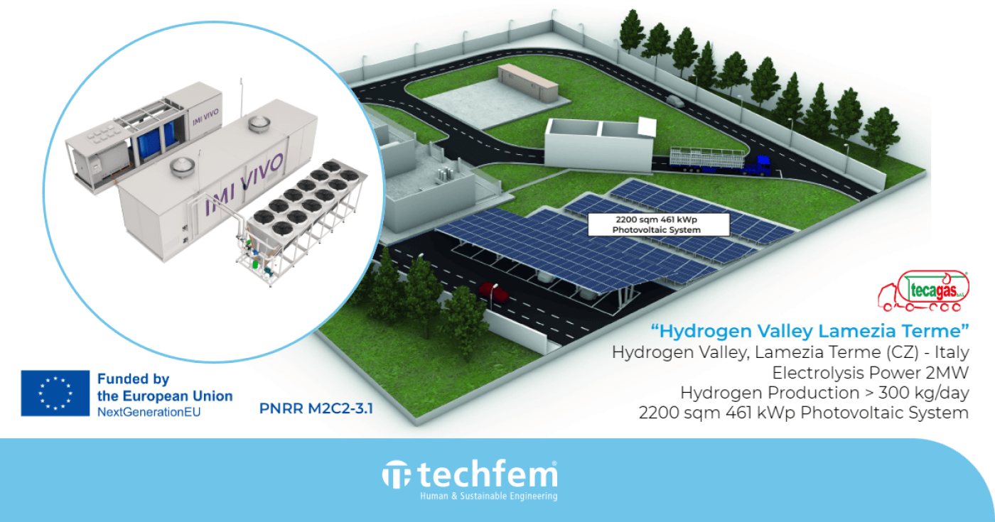 Hydrogen Valley Lamezia Terme: finalizzato l’acquisto dell’elettrolizzatore PEM da 2MW – Techfem e Teca Gas insieme per l’idrogeno verde