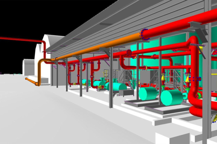 3D LASER SCANNNIG SURVEY for Coastal Fuel Storage Plant