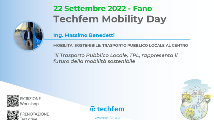 Techfem Mobility Day - Moving with Sustainbility Fano 22.09.2022
