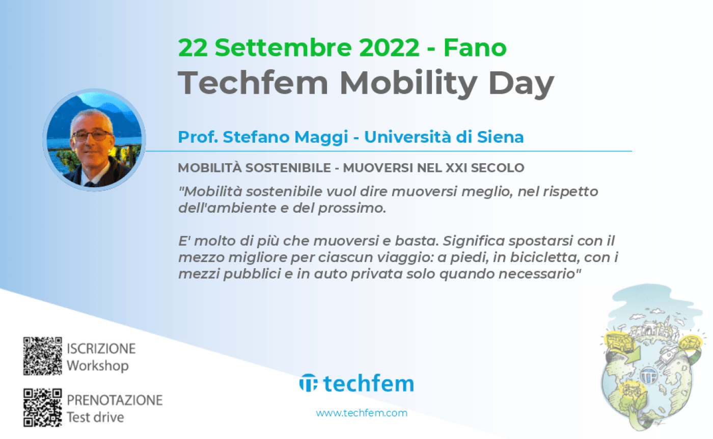 Techfem Mobility Day – Muoversi con Sostenibilità Fano 22.09.2022